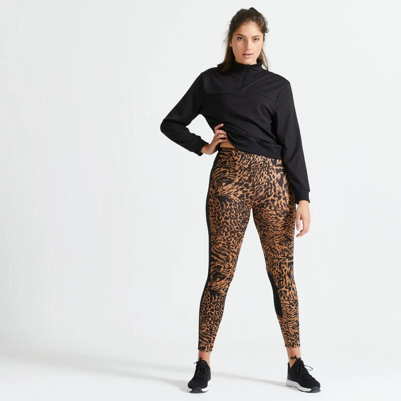 Leggings Mallas Fitness Largos Talle Alto 120 Mujer Animal Print 3 Leggings Mallas Fitness Largos Talle Alto 120 Mujer Animal Print - Imagen 3