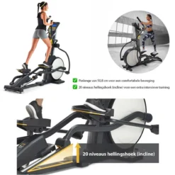 LifeSpan Fitness Bicicleta Elíptica E2i+ -Equipo De Fitness lifespan fitness bicicleta eliptica e2i 4