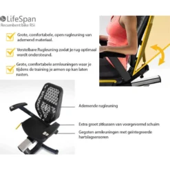LifeSpan Fitness Bicicleta Estática Semiprofesional R5i Autogenerada -Equipo De Fitness lifespan fitness bicicleta estatica semiprofesional r5i autogenerada 4