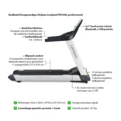 LifeSpan Fitness Cinta De Correr Profesional TR7000i -Equipo De Fitness lifespan fitness cinta de correr profesional tr7000i 3