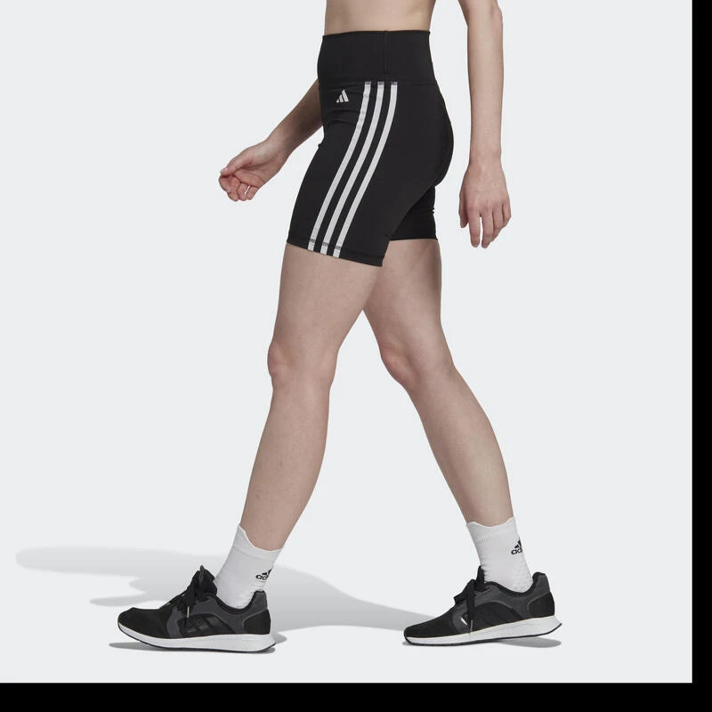 ADIDAS Mallas Cortas Training Essentials High-Waisted 3 Bandas 3 ADIDAS Mallas Cortas Training Essentials High-Waisted 3 Bandas - Imagen 3