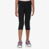 Mallas Leggings Niña Y Niño 100 Gimnasia Negro