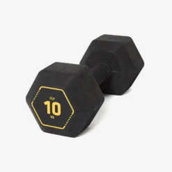 Mancuerna 10 Kg Hexagonal Dumbbell Musculación Cross Training Corength