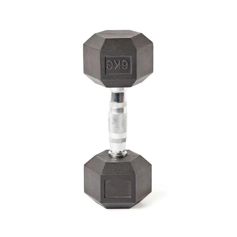 MANCUERNA HEXAGONAL DUMBBELL 6 KG (Sin Logo) 2 MANCUERNA HEXAGONAL DUMBBELL 6 KG (Sin Logo) - Imagen 2