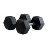 BODYTONE Mancuernas De Goma Hexagonales Profesionales 17Kg