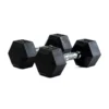 BODYTONE Mancuernas De Goma Hexagonales Profesionales 9Kg