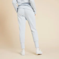 PANTALÓN CARROT MUJER YOGA SUAVE AZUL CLARO -Equipo De Fitness pantalon carrot mujer yoga suave azul claro 3