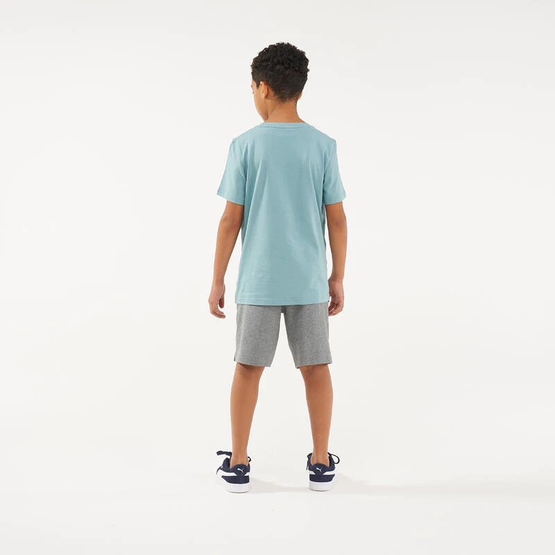 Pantalón Chandal Corto Puma Gimnasia Niño Y Niña Básico Gris 2 Pantalón Chandal Corto Puma Gimnasia Niño Y Niña Básico Gris - Imagen 2