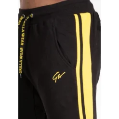 Pantalón Chándal Fitness Largo Hombre GORILLA WEAR Banks Negro -Equipo De Fitness pantalon chandal fitness largo hombre gorilla wear banks negro 4