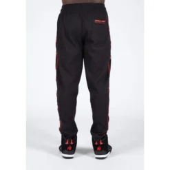 Pantalón Chándal Fitness Largo Hombre GORILLA WEAR Buffalo Negro Rojo -Equipo De Fitness pantalon chandal fitness largo hombre gorilla wear buffalo negro rojo 2