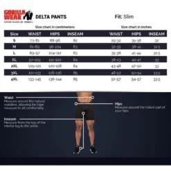 Pantalón Chándal Fitness Largo Hombre GORILLA WEAR Delta Negro -Equipo De Fitness pantalon chandal fitness largo hombre gorilla wear delta negro 4