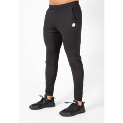 Pantalón Chándal Fitness Largo Hombre GORILLA WEAR Hamilton Hybrid Negro