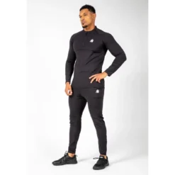 Pantalón Chándal Fitness Largo Hombre GORILLA WEAR Hamilton Hybrid Negro -Equipo De Fitness pantalon chandal fitness largo hombre gorilla wear hamilton hybrid negro 3