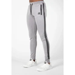 Pantalón Chándal Fitness Largo Hombre GORILLA WEAR Sullivan Negro -Equipo De Fitness pantalon chandal fitness largo hombre gorilla wear sullivan gris