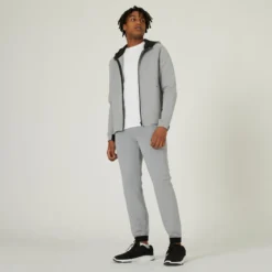 Pantalón Chándal Fitness Slim Hombre Domyos 540 Gris -Equipo De Fitness pantalon chandal fitness slim hombre domyos 540 gris 4