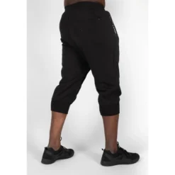 Pantalón Chándal Jogging Pirata Hombre GORILLA WEAR Knoxville 3/4 Negro -Equipo De Fitness pantalon chandal jogging pirata hombre gorilla wear knoxville 34 negro 2