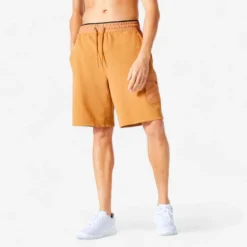 Pantalón Corto Fitness 520 Hombre Negro Cargo -Equipo De Fitness pantalon corto fitness 520 hombre marron avellana cargo