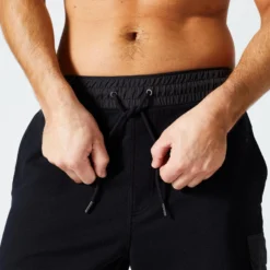Pantalón Corto Fitness 520 Hombre Negro Cargo -Equipo De Fitness pantalon corto fitness 520 hombre negro cargo 2