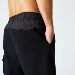 Pantalón Corto Fitness 520 Hombre Negro Cargo -Equipo De Fitness pantalon corto fitness 520 hombre negro cargo 4