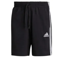 Pantalón Corto Short Adidas Hombre Fitness 3 Rayas Negro -Equipo De Fitness pantalon corto short adidas hombre fitness 3 rayas negro 4
