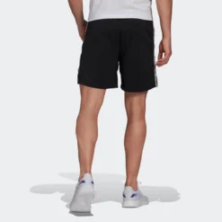 Pantalon Corto Short Adidas Hombre Fitness Negro 3 Rayas -Equipo De Fitness pantalon corto short adidas hombre fitness negro 3 rayas 2