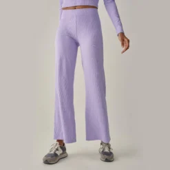 Pantalón Deportivo Feline Wide De Mujer Black Limba