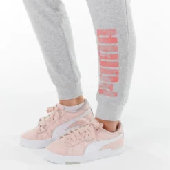 Pantalón Fitness Puma Mujer Gris Algodón Slim 7 Pantalón Fitness Puma Mujer Gris Algodón Slim -Equipo De Fitness pantalon fitness puma mujer gris algodon slim 2