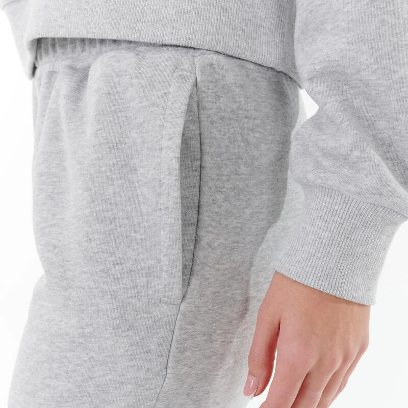 Pantalón Fitness Puma Mujer Gris Algodón Slim 4 Pantalón Fitness Puma Mujer Gris Algodón Slim - Imagen 4