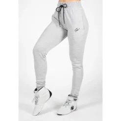 Pantalón Jogger Fitness Largo Mujer GORILLA WEAR Pixley Negro -Equipo De Fitness pantalon jogger fitness largo mujer gorilla wear pixley gris