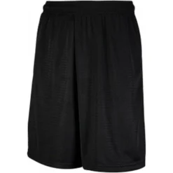 Pantalones Cortos De Malla Con Bolsillos - (negro) - Pequeño