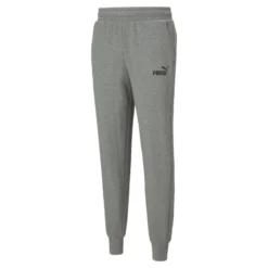 Pantalones Deportivos Essentials Logo Hombre PUMA Gris