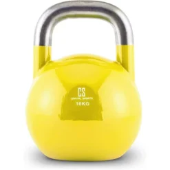 Pesa Rusa Kettlebell Competición 16 Kg Acero Premium Amarilla 5 Pesa Rusa Kettlebell Competición 16 Kg Acero Premium Amarilla -Equipo De Fitness pesa rusa kettlebell competicion 16 kg acero premium amarilla 2