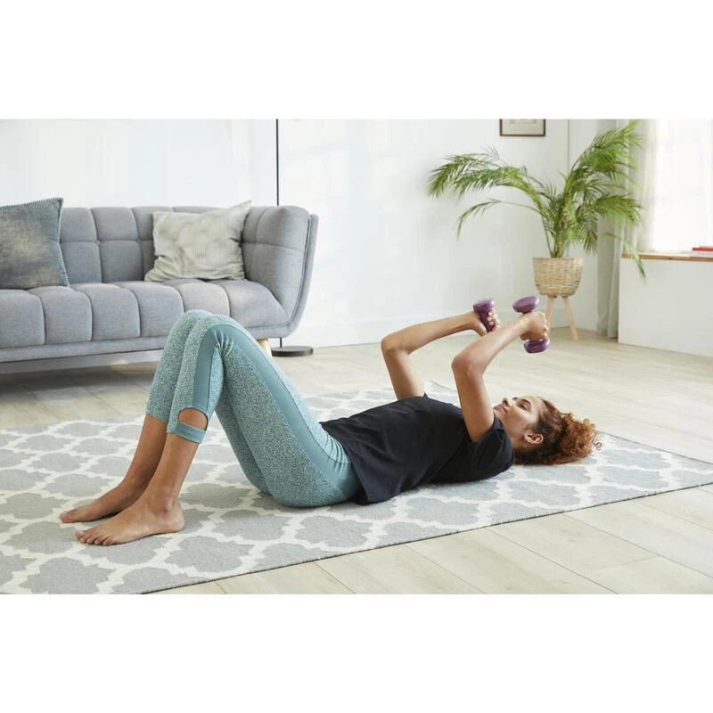 Pesas 2 X 1,5 Kg De Vinilo Fitness Gimnasia En Casa Pilates Nyamba Violeta 3 Pesas 2 X 1,5 Kg De Vinilo Fitness Gimnasia En Casa Pilates Nyamba Violeta - Imagen 3