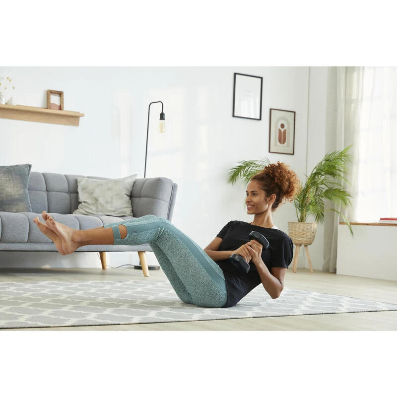 Pesas 2 X 5Kg De Vinilo Fitness Gimnasia En Casa Pilates Nyamba Negro 3 Pesas 2 X 5Kg De Vinilo Fitness Gimnasia En Casa Pilates Nyamba Negro - Imagen 3