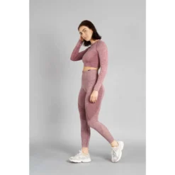 Pulse Seamless Legging Fitness - Mujer - Rojo -Equipo De Fitness pulse seamless legging fitness mujer rojo 2