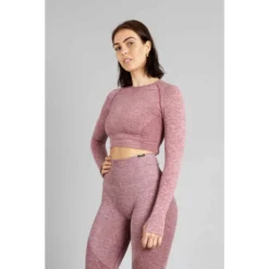 Pulse Seamless Top Fitness - Mujer - Rojo