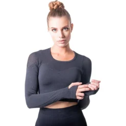 Set Legging Y Top Deportivo Sin Costuras Con Fibra Emana, Namasté Anaissa -Equipo De Fitness set legging y top deportivo sin costuras con fibra emana namaste anaissa 2