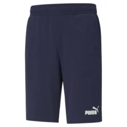 Shorts De Punto Essentials Hombre PUMA Negro -Equipo De Fitness shorts de punto essentials hombre puma azul