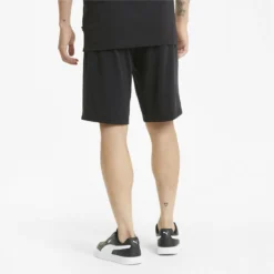 Shorts De Punto Essentials Hombre PUMA Negro -Equipo De Fitness shorts de punto essentials hombre puma negro 2