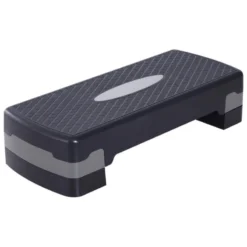 Step Fitness HOMCOM Negro, Gris, Rojo 68x29x15 Cm 7 Step Fitness HOMCOM Negro, Gris, Rojo 68x29x15 Cm -Equipo De Fitness step fitness homcom negro gris con altura regulable 68x29x15 cm