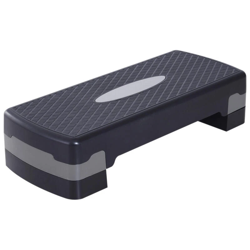 Step Fitness HOMCOM Negro, Gris, Rojo 68x29x15 Cm 4 Step Fitness HOMCOM Negro, Gris, Rojo 68x29x15 Cm - Imagen 4