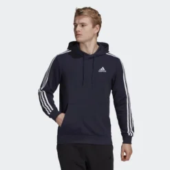 ADIDAS Sudadera Con Capucha Essentials 3 Bandas