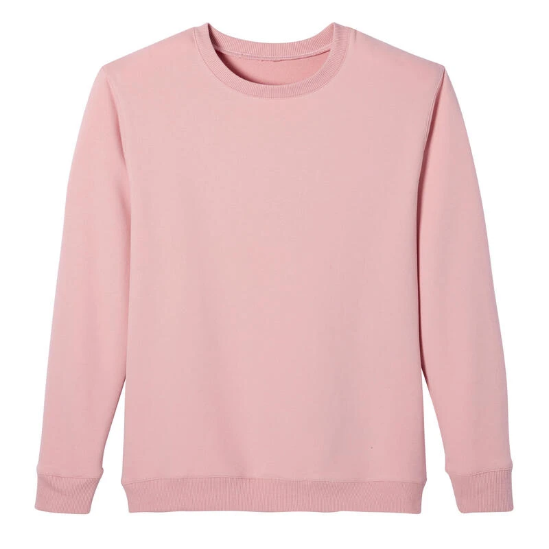 Sudadera Fitness Con Cuello Redondo De Mujer Domyos 100 Rosa 5 Sudadera Fitness Con Cuello Redondo De Mujer Domyos 100 Rosa - Imagen 5