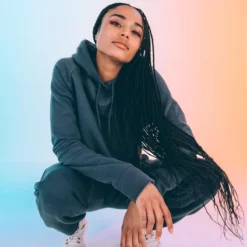 Sudadera Fitness Cropped Con Capucha Mujer Domyos Beige -Equipo De Fitness sudadera fitness cropped con capucha mujer domyos azul