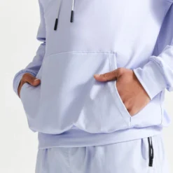 Sudadera Fitness Training Malva Claro Liso -Equipo De Fitness sudadera fitness training malva claro liso 2