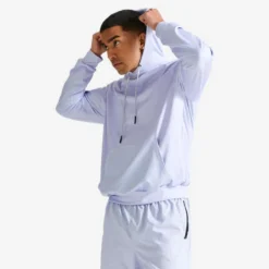 Sudadera Fitness Training Malva Claro Liso
