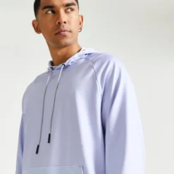 Sudadera Fitness Training Malva Claro Liso -Equipo De Fitness sudadera fitness training malva claro liso 4