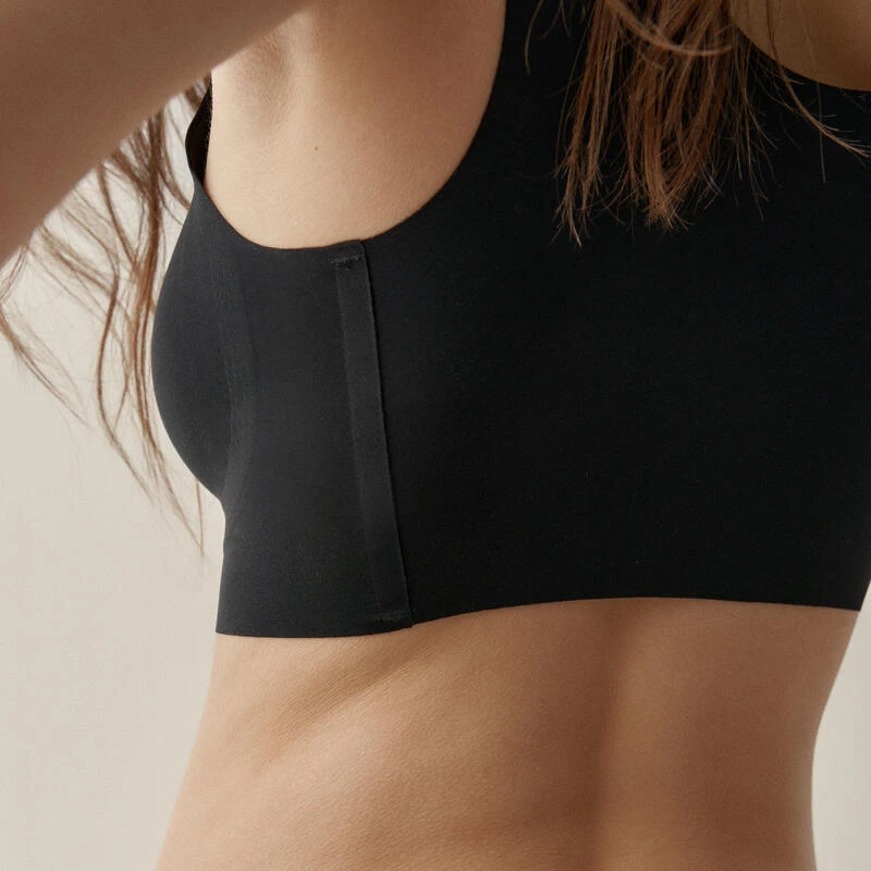 Sujetador Top Deportivo Elaphe De Mujer Black LimbaBlack Sin Aro 3 Sujetador Top Deportivo Elaphe De Mujer Black LimbaBlack Sin Aro - Imagen 3