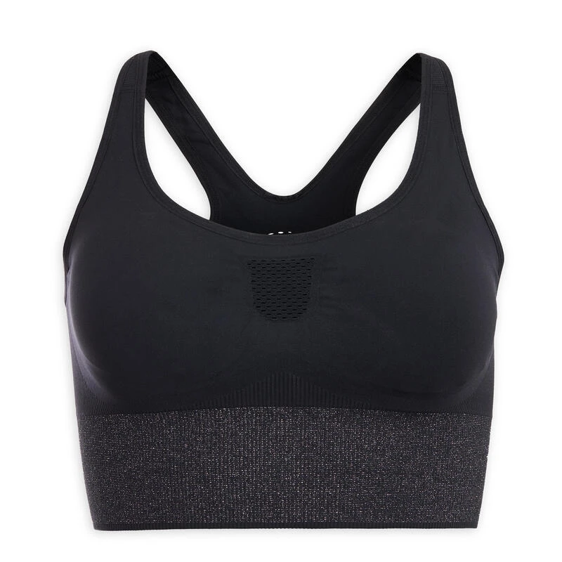 Sujetador Top Largo De Yoga Dinámico Mujer Kimjaly Negro 5 Sujetador Top Largo De Yoga Dinámico Mujer Kimjaly Negro - Imagen 5