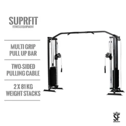 Supfit Hallador Cable Pull Tower Negro 7 Supfit Hallador Cable Pull Tower Negro -Equipo De Fitness supfit hallador cable pull tower negro 2